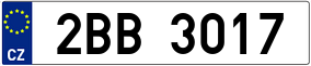 Truck License Plate